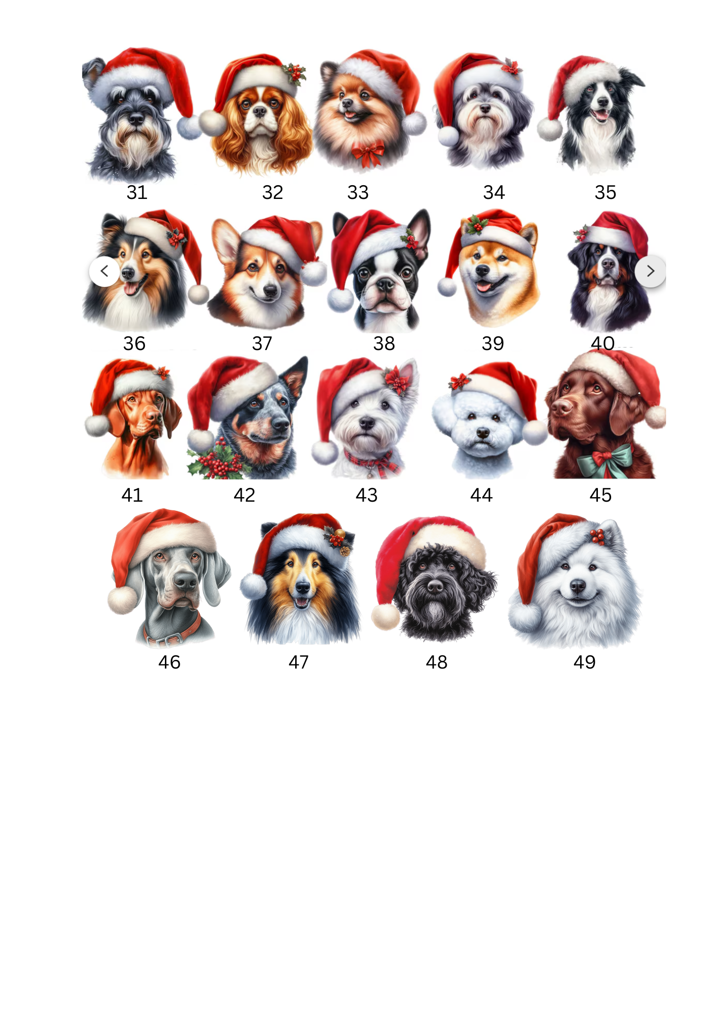 Christmas Dog Ornament