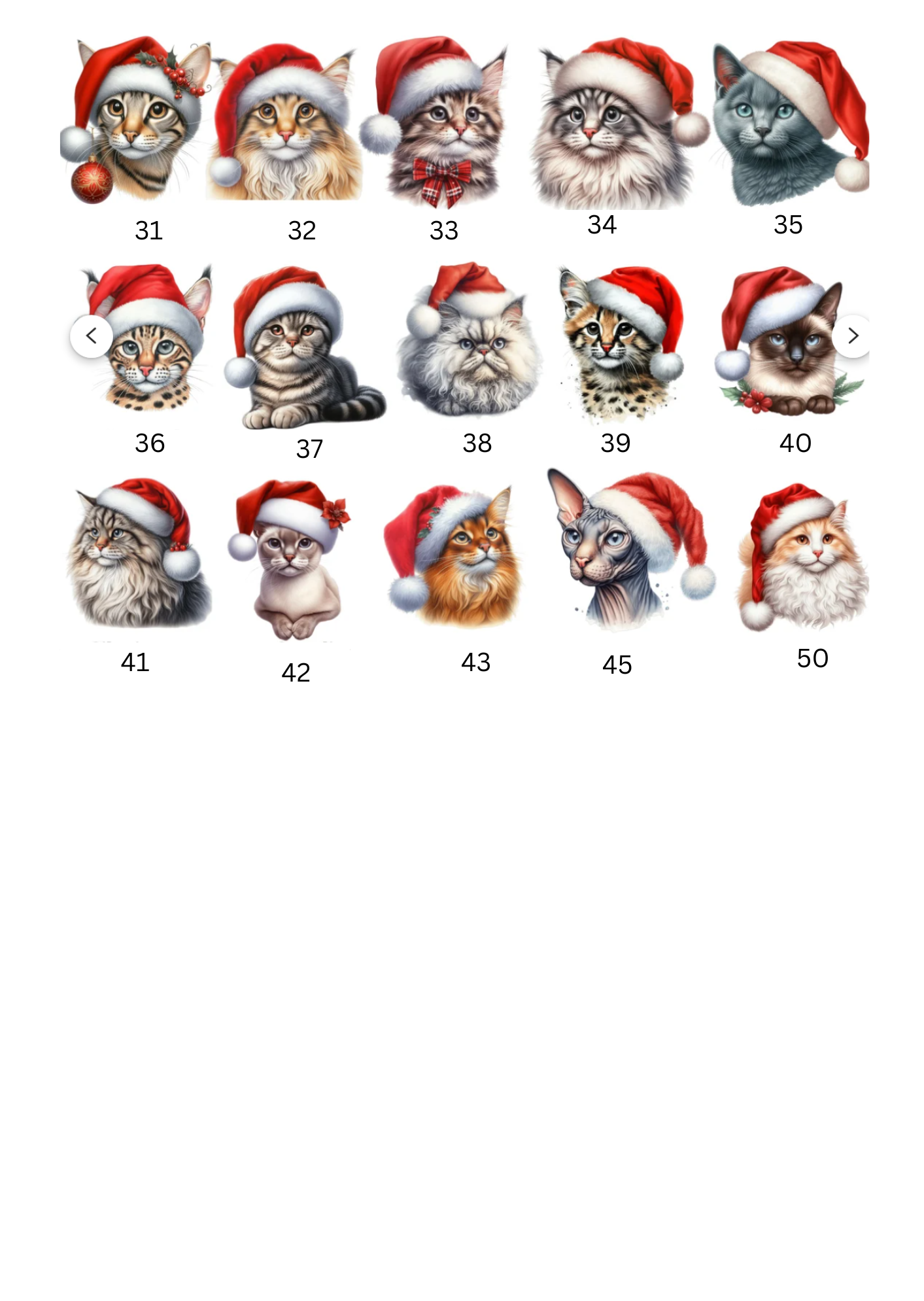 Christmas Cat Ornament