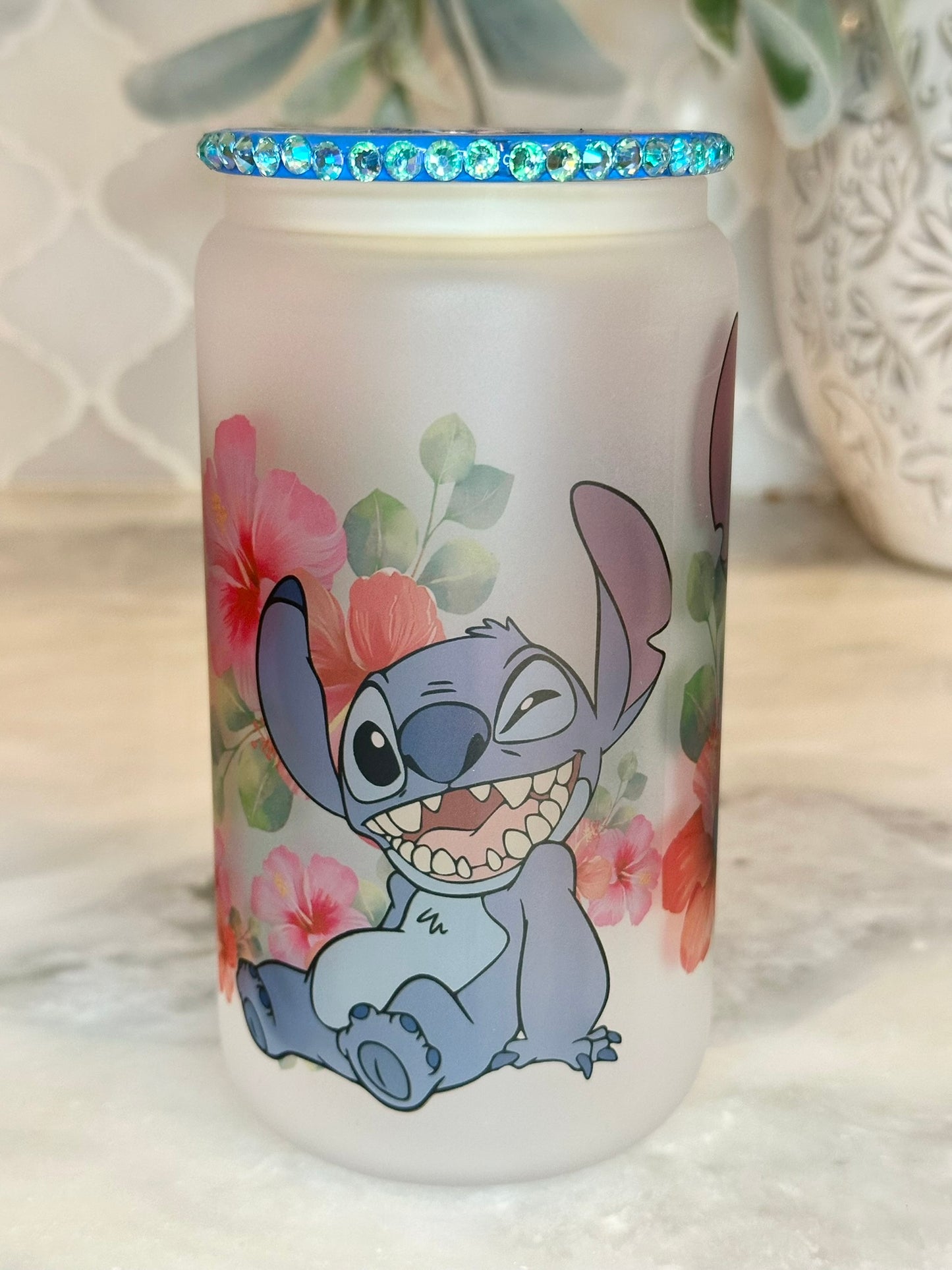 Stitch Glass Can