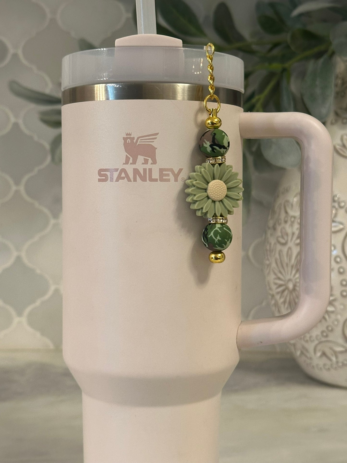 Camouflage Straw Charm