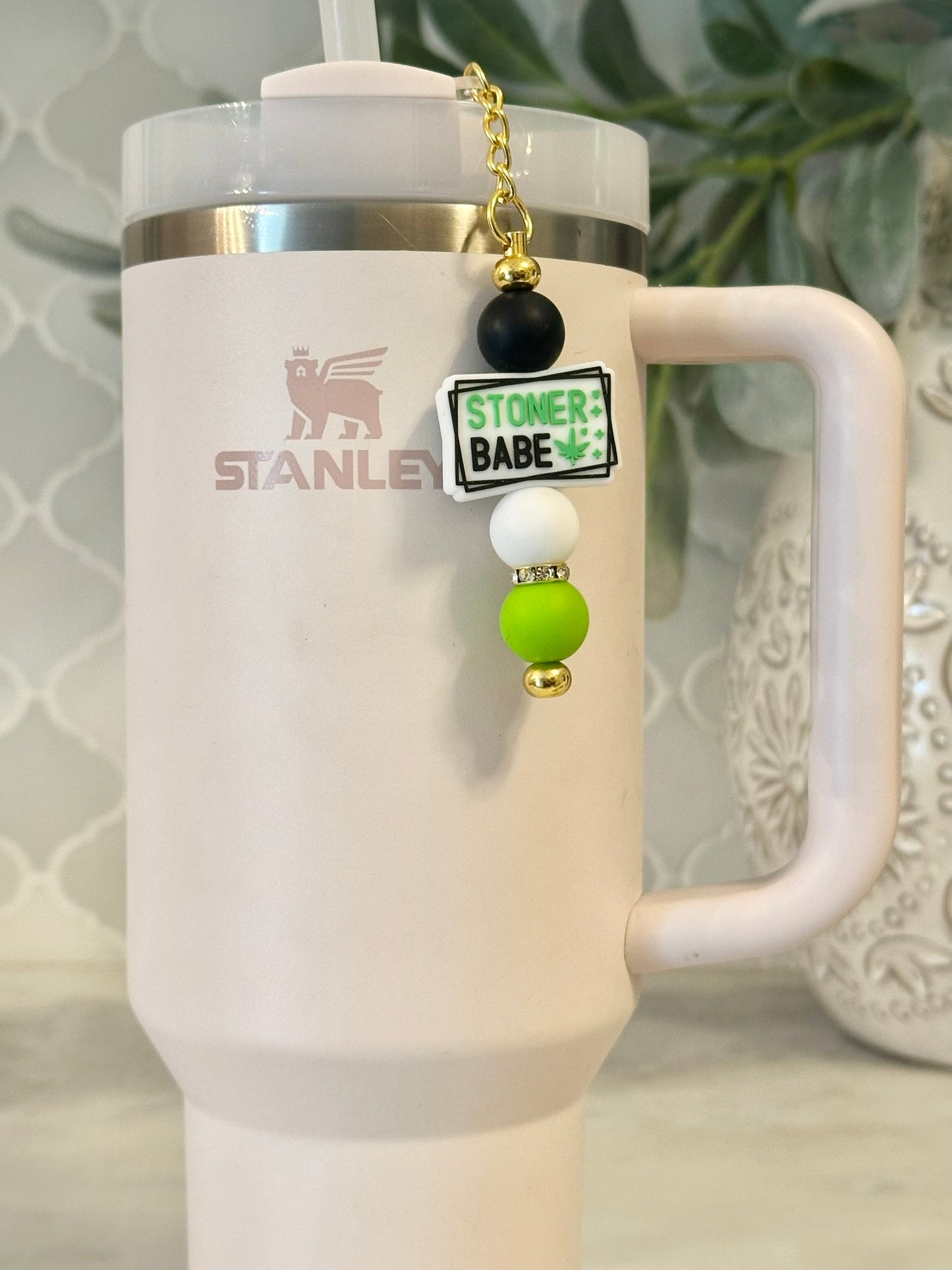 Stoner Babe Straw Charm