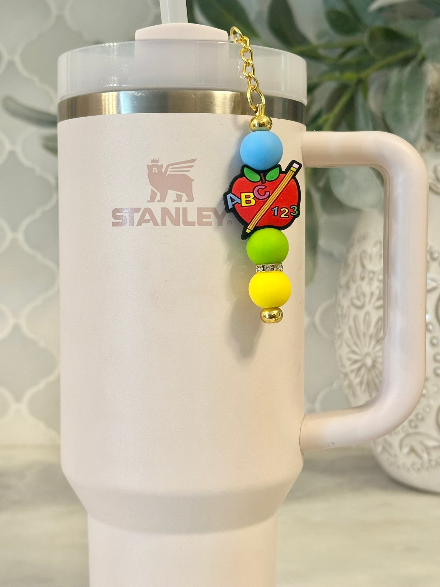 ABC 123 Straw Topper