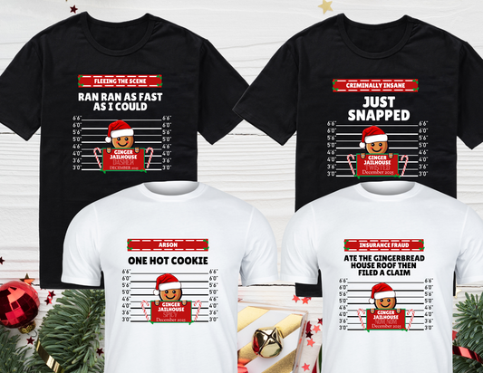 Gingerbread Inmate Shirt