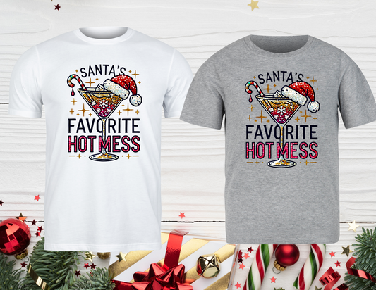 Santa's Favorite Hot Mess Shirt