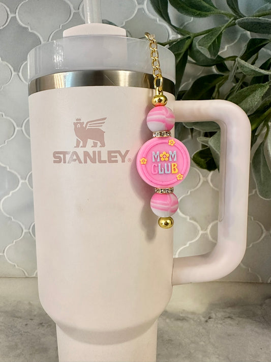 Mom Straw Charm
