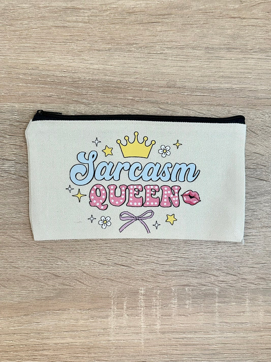 Sarcasm Queen Canvas Pouch