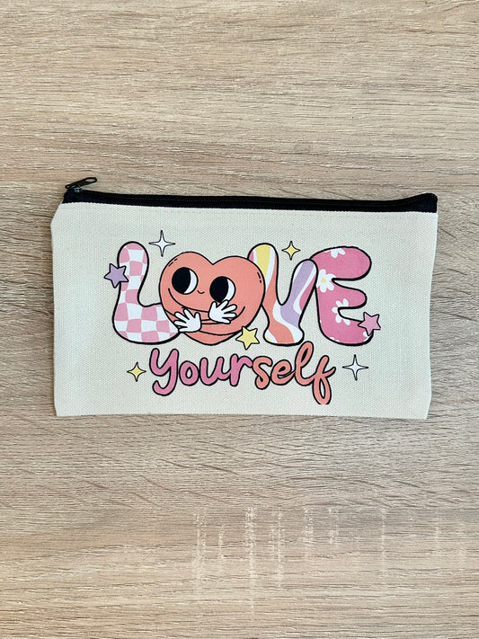 Love Yourself Canvas Pouch