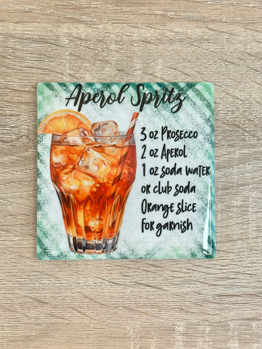 Aperol Sprtiz Coaster
