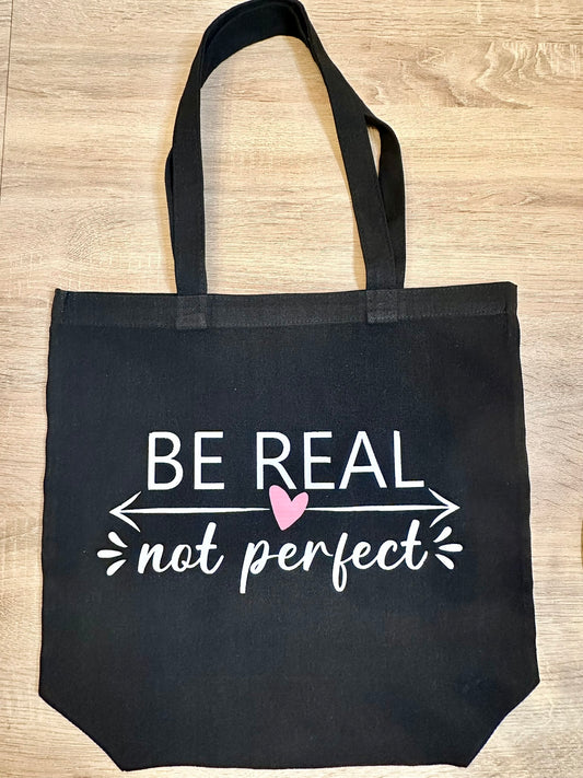 Be Real Canvas Tote